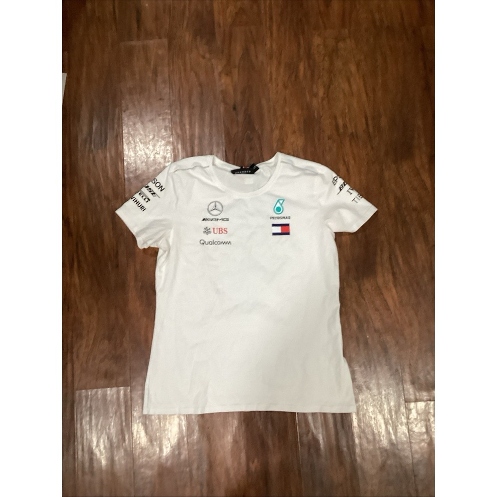 Women's MERCEDES BENZ AMG PETRONAS TEAM DRIVER T-SHIRT SIZE Large